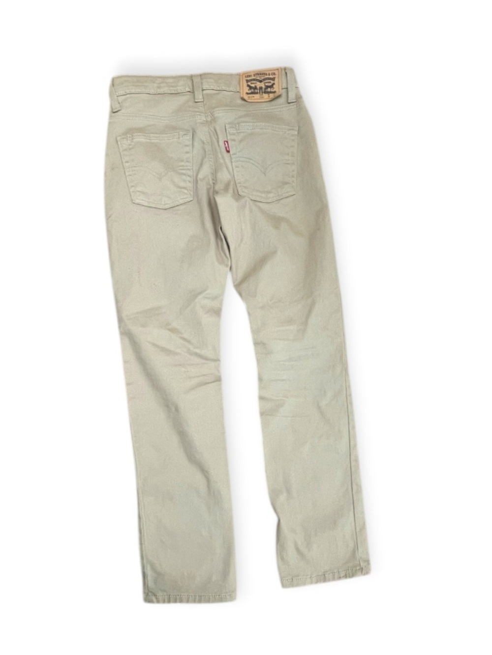 Levi's youth Tan khaki Straight-Leg Jeans 511 Slim SIZE 12 REG W 26 L 27 - Picture 8 of 12